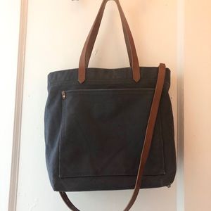 Madewell canvas medium transport tote